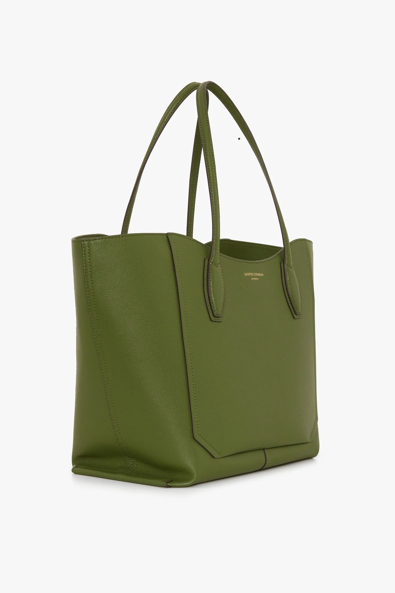 Jasper Conran "Bryn" Leather Tote Bag in Green