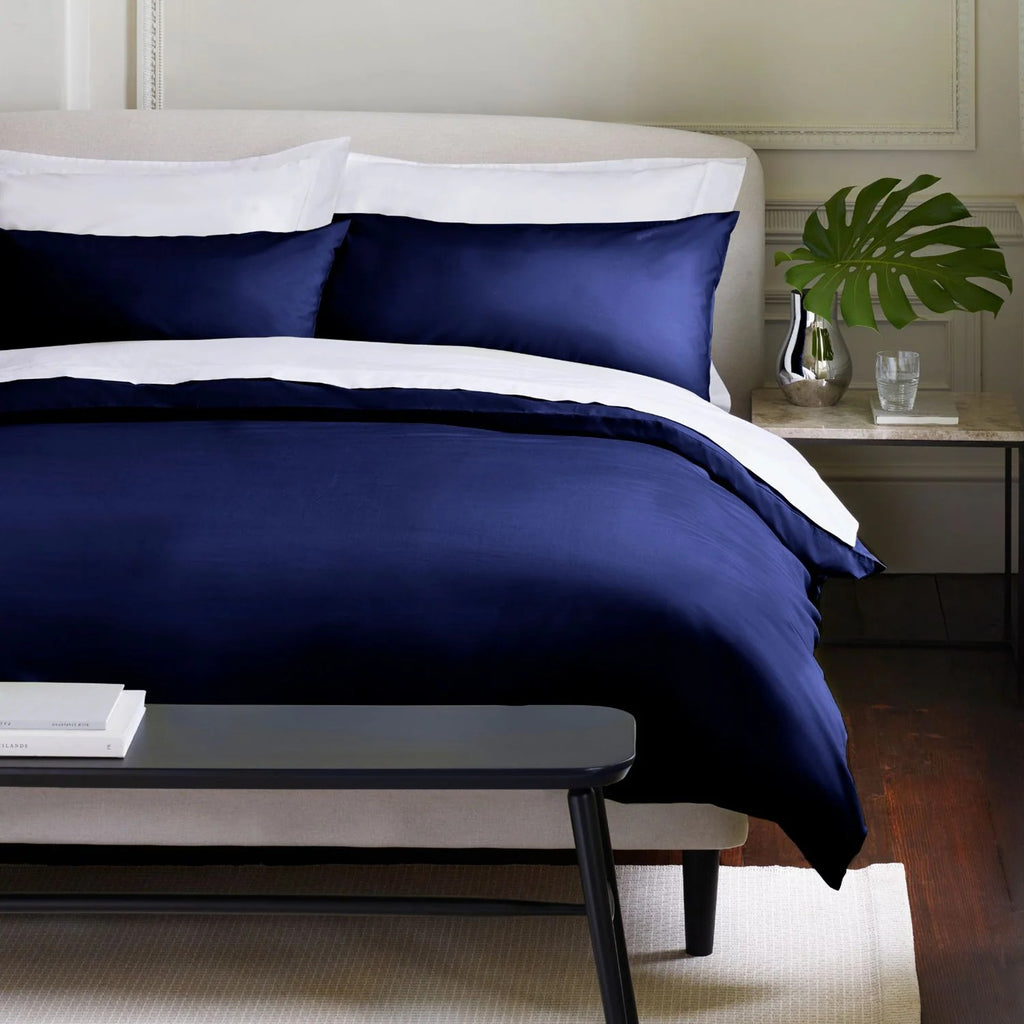 Jasper Conran "300 Thread Count Organic" Duvet Cover in Navy