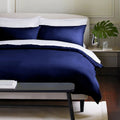 Jasper Conran "300 Thread Count Organic" Duvet Cover in Navy
