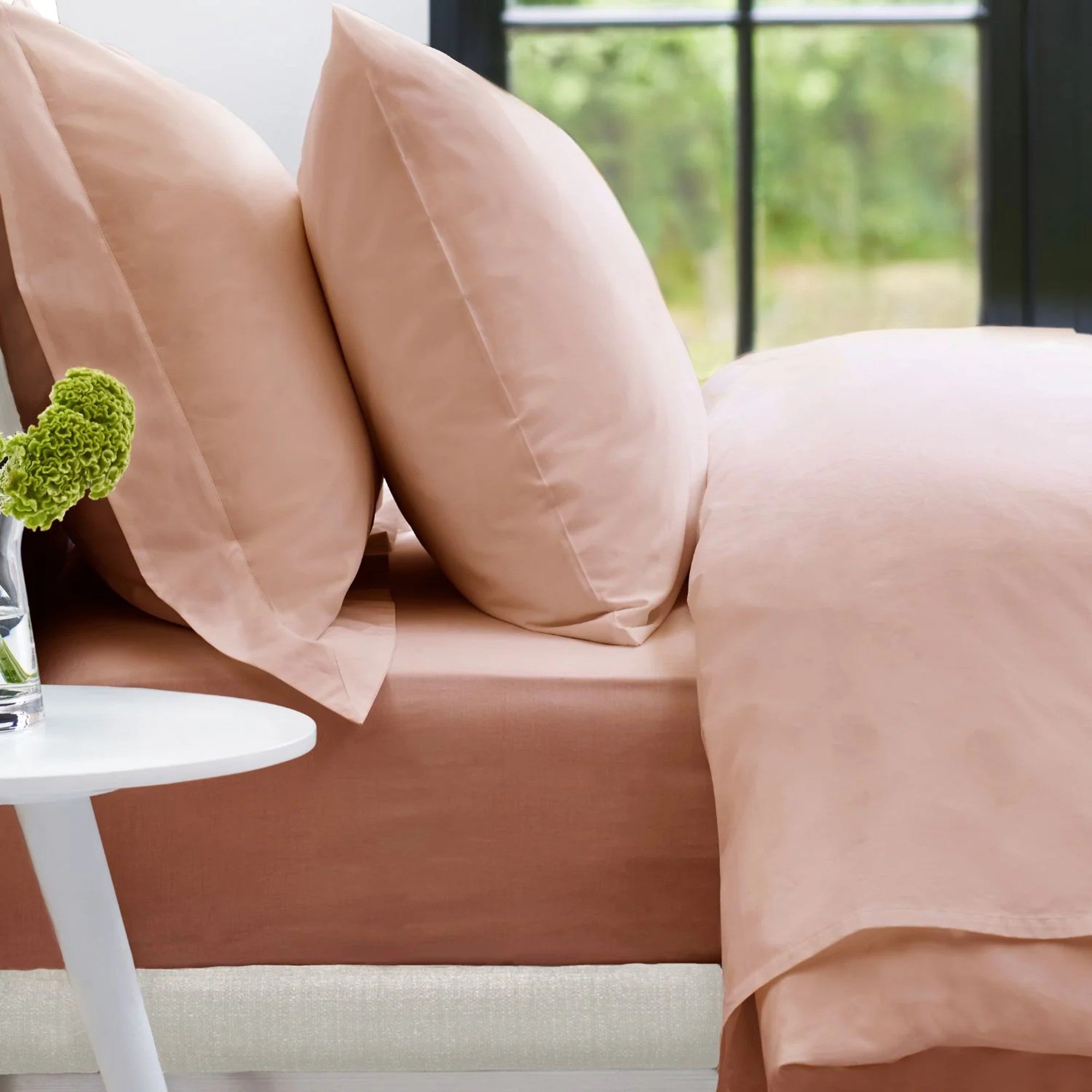 Jasper Conran "300 Thread Count Organic" Duvet Cover in Pale Pink