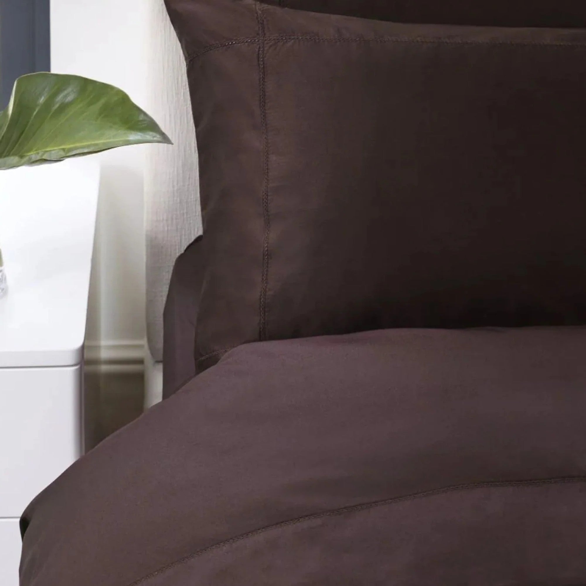 Jasper Conran "500 Thread Count Supima" Duvet Cover in Chocolate