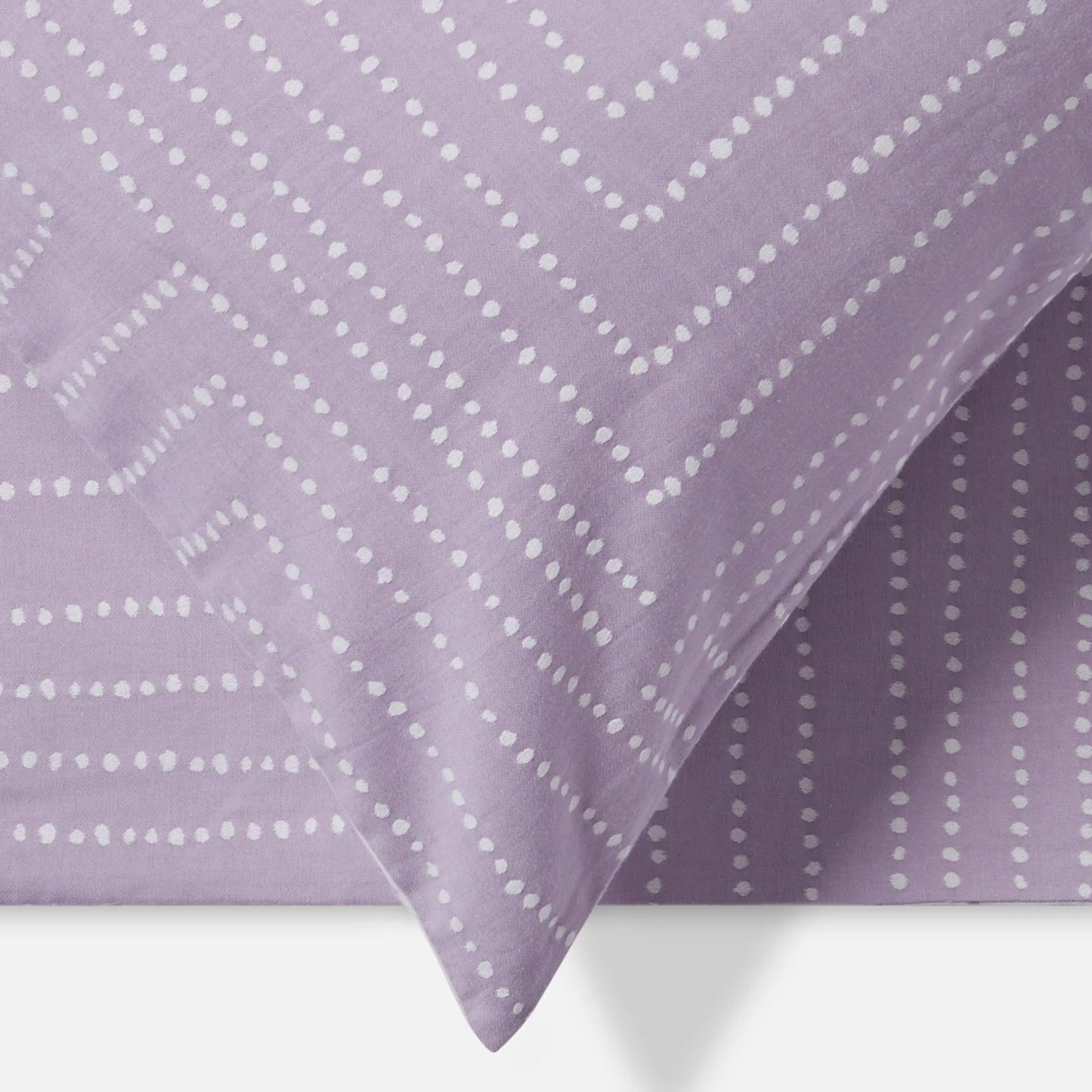 Jasper Conran "Dot to Dot" Jacquard Duvet Cover Set in Lavender