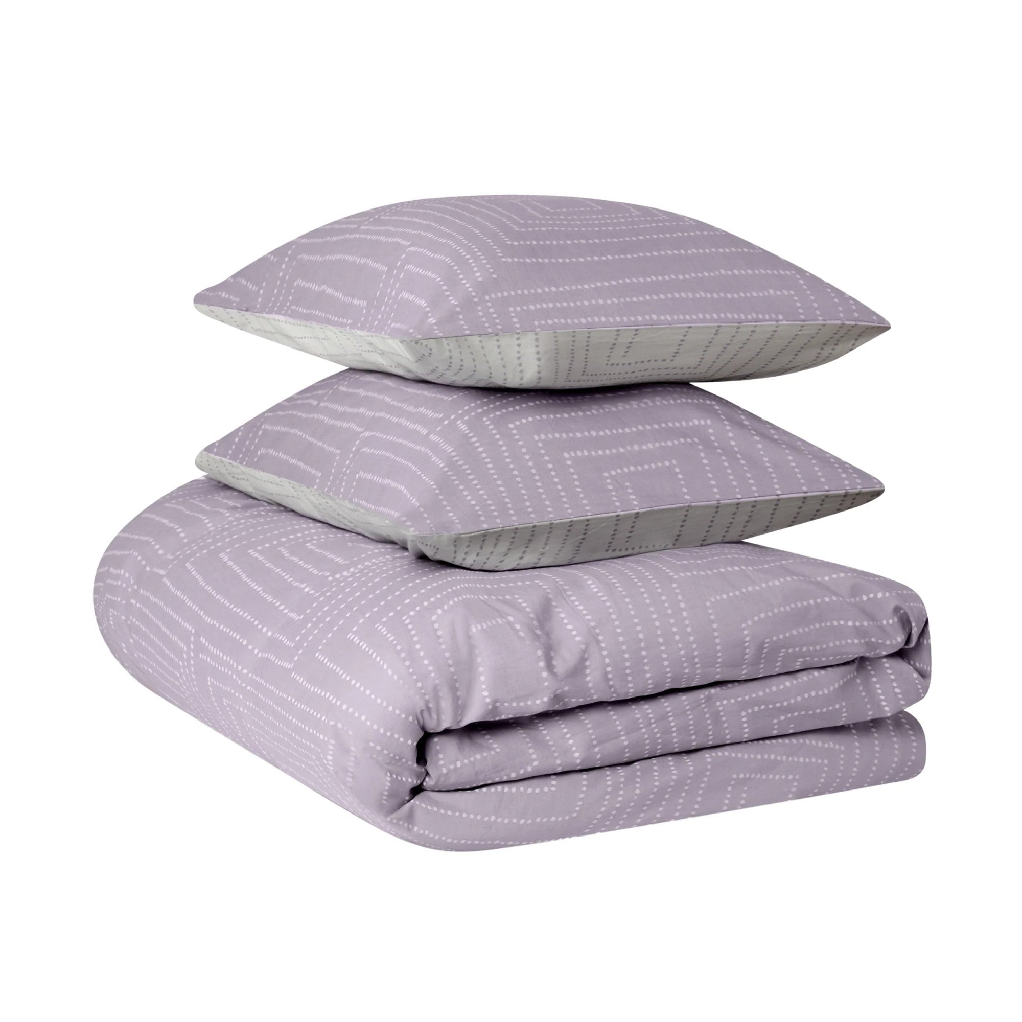 Jasper Conran "Dot to Dot" Jacquard Duvet Cover Set in Lavender