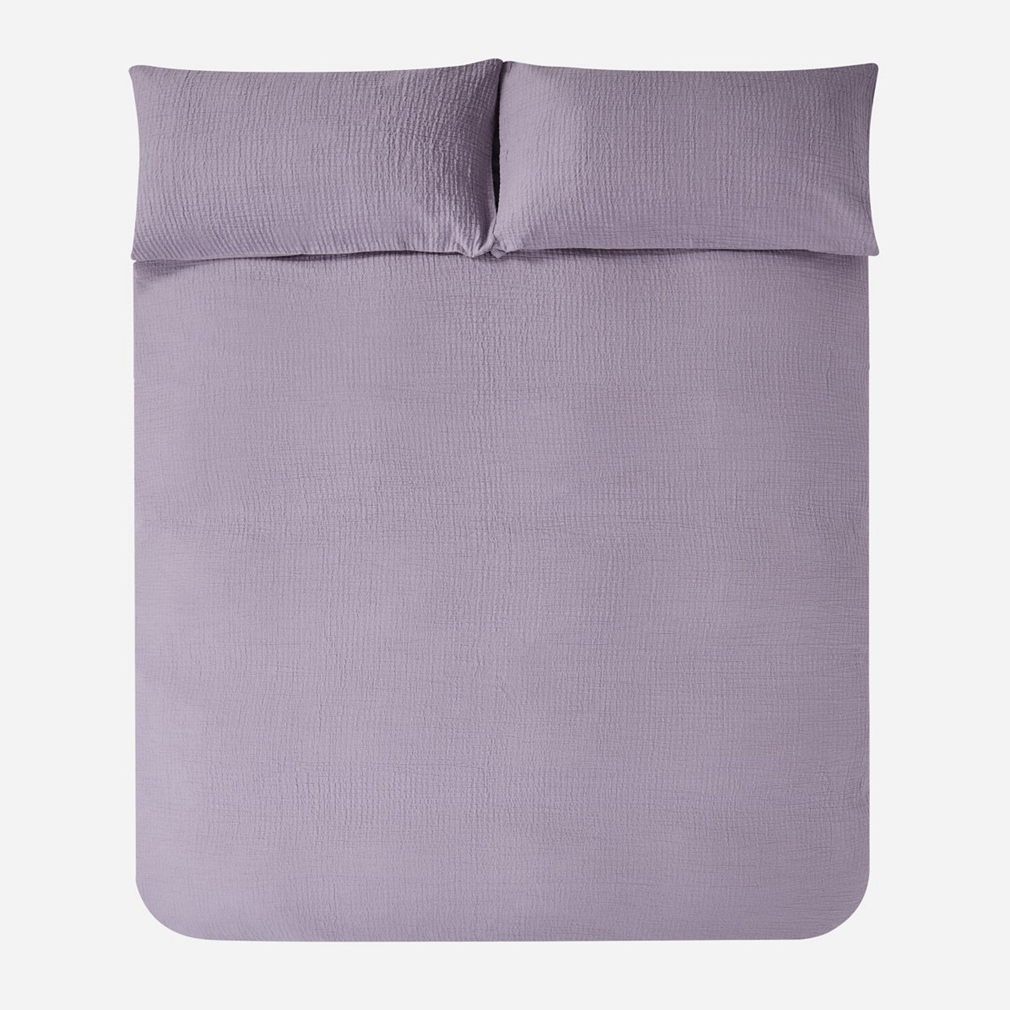 Jasper Conran "Double Weave" Duvet Cover Set in Lavender Grey