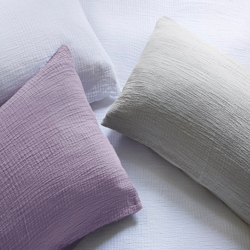 Jasper Conran "Double Weave" Duvet Cover Set in Lavender Grey