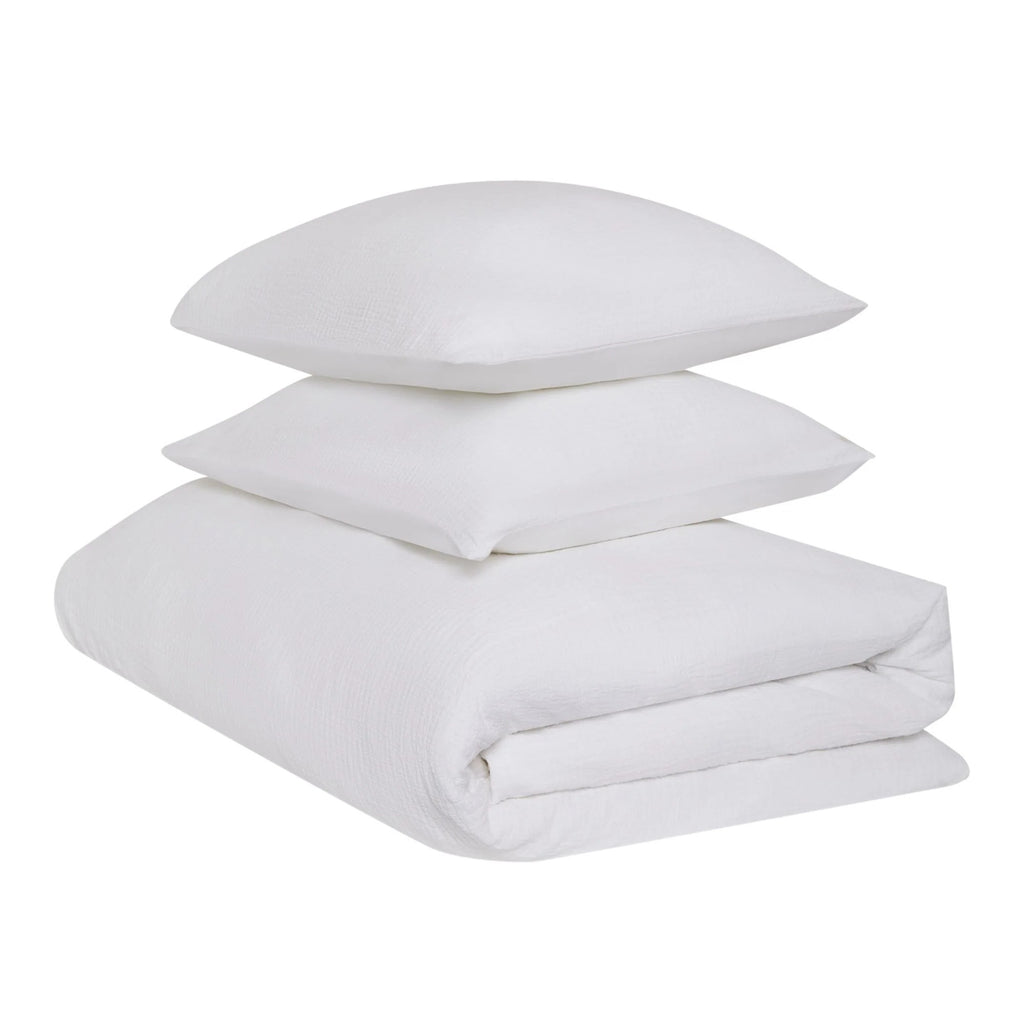 Jasper Conran "Double Weave" Duvet Cover Set in White