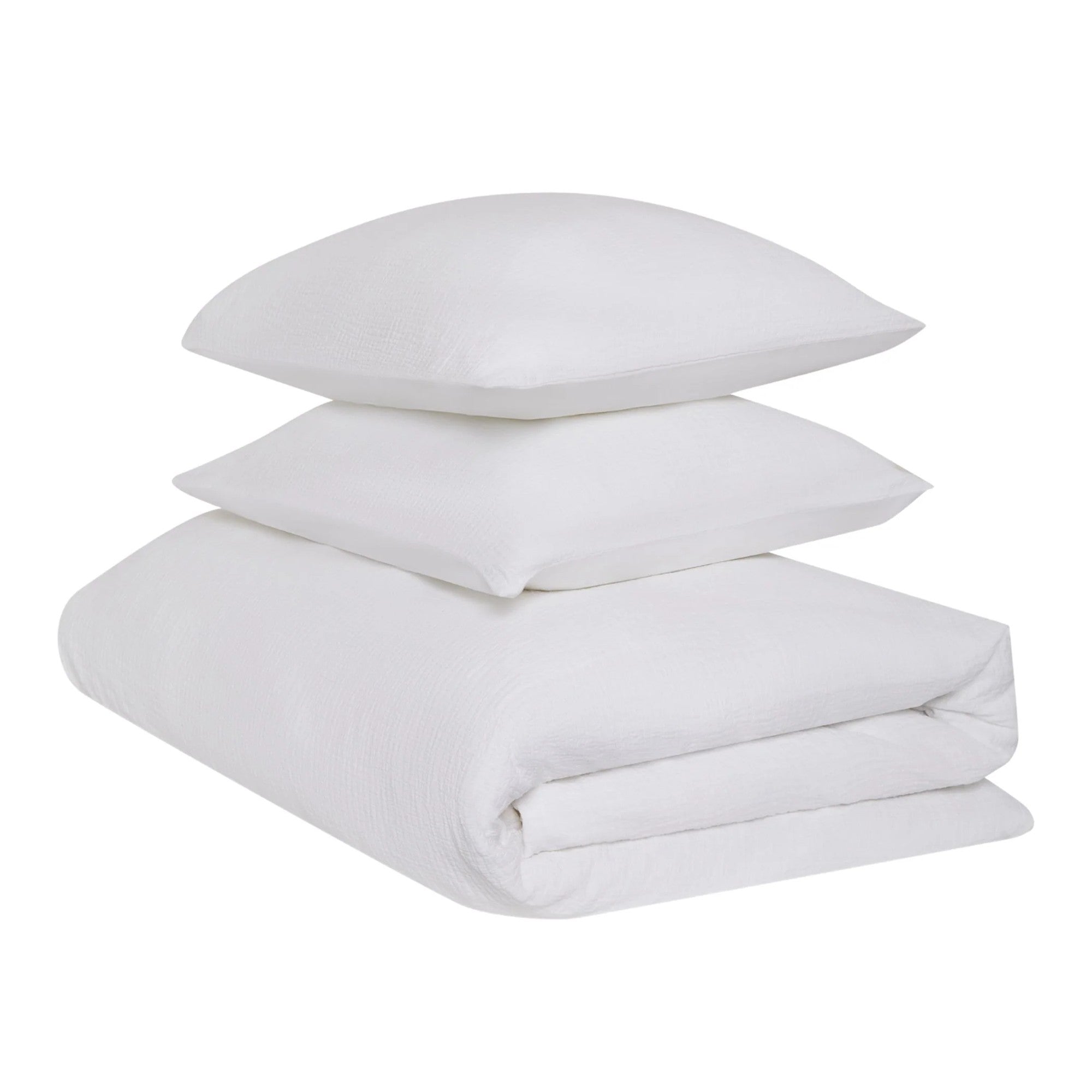 Jasper Conran "Double Weave" Duvet Cover Set in White
