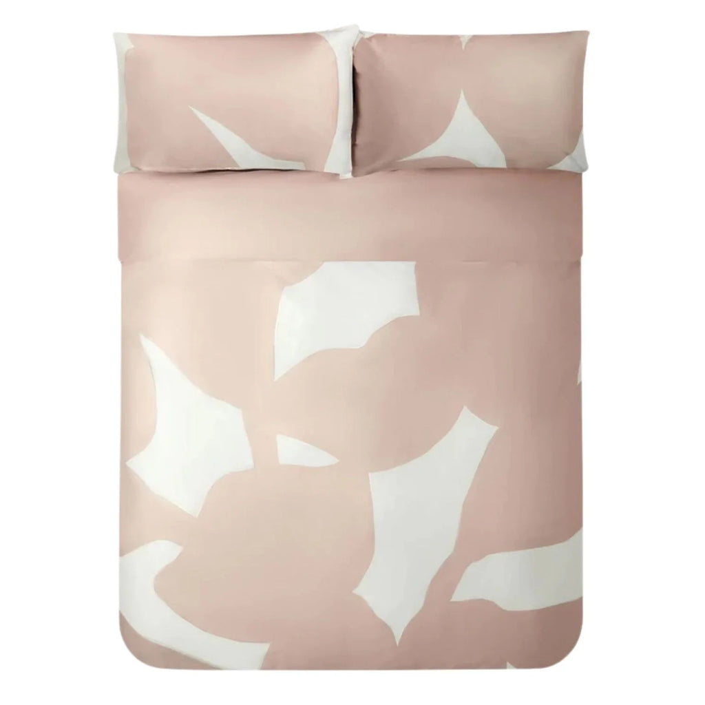 Jasper Conran "Floral Leaf Print" Duvet Cover Set in Pink