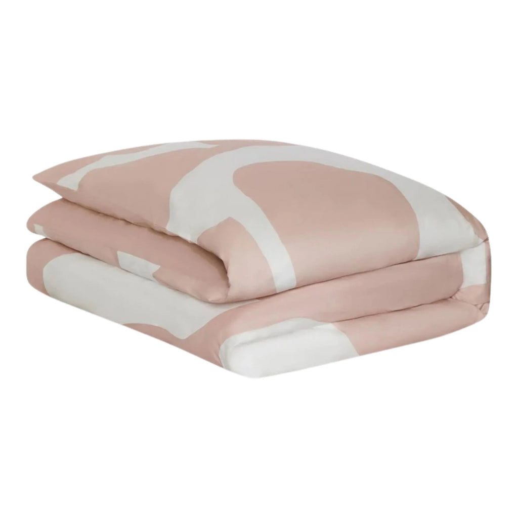 Jasper Conran "Floral Leaf Print" Duvet Cover Set in Pink