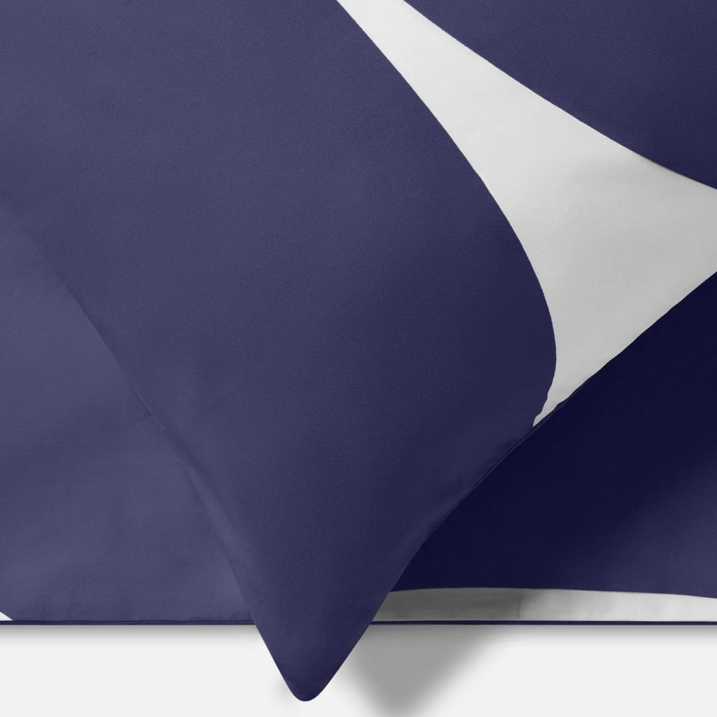 Jasper Conran "Graphic Print" 300TC Duvet Cover Set in Mid Blue