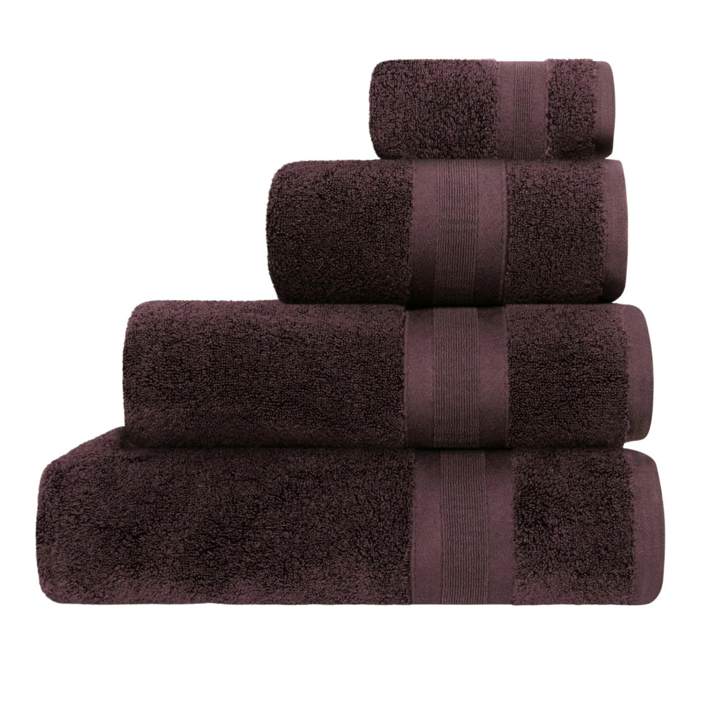 Jasper Conran "Zero Twist Cotton" Bath Towels Collection in Chocolate