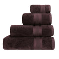 Jasper Conran "Zero Twist Cotton" Bath Towels Collection in Chocolate