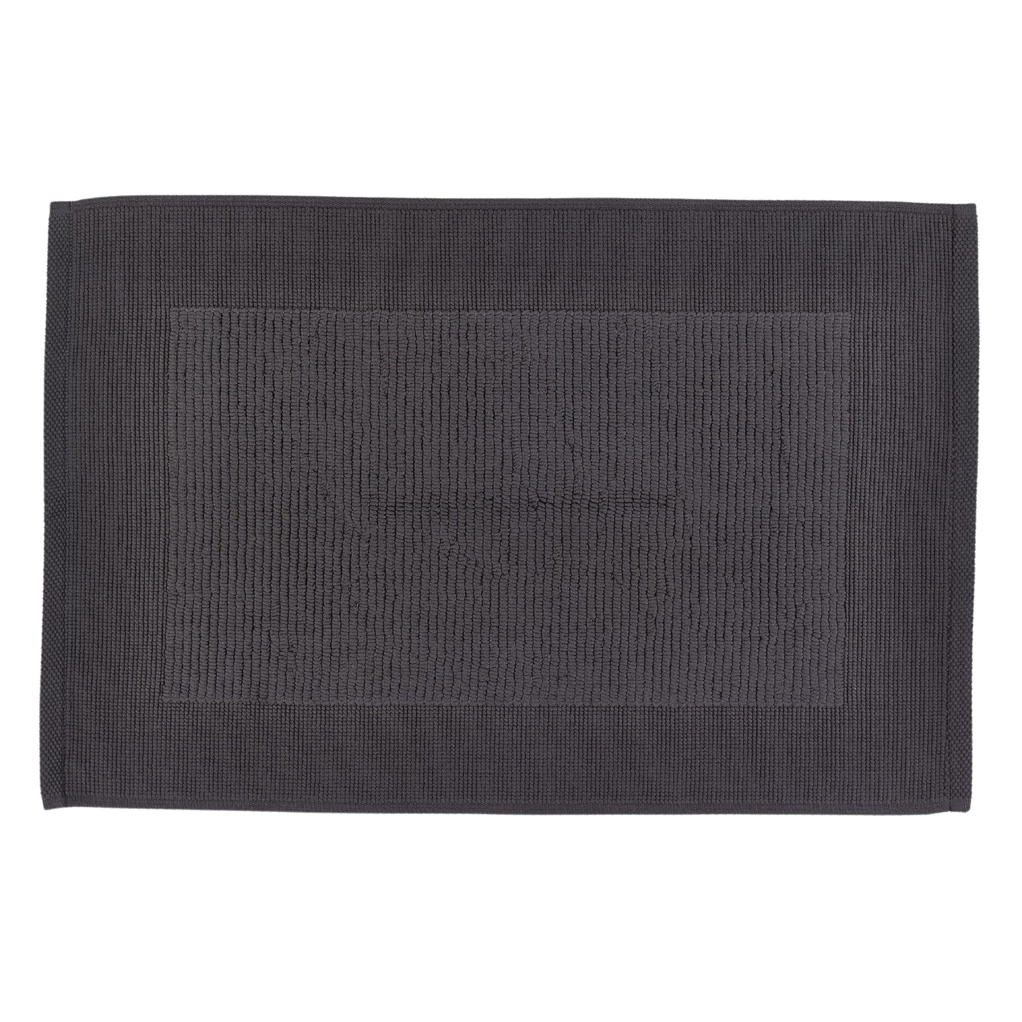 Jasper Conran "Cotton Bath Mat" in Charcoal