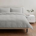 Hexagonal Duvet Cover Set in Lunar Rock