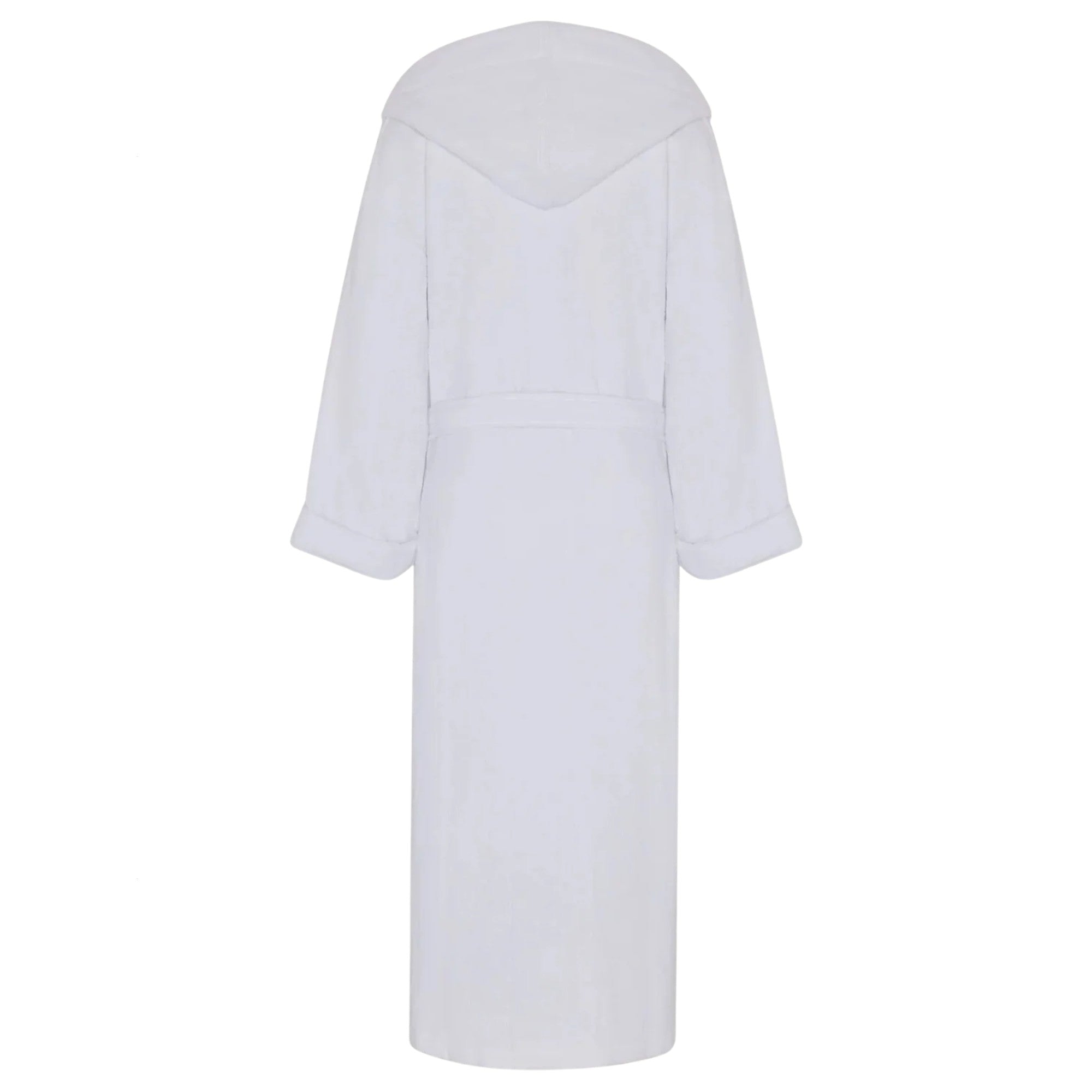 Jasper Conran "Stripe Hooded Robe" in White