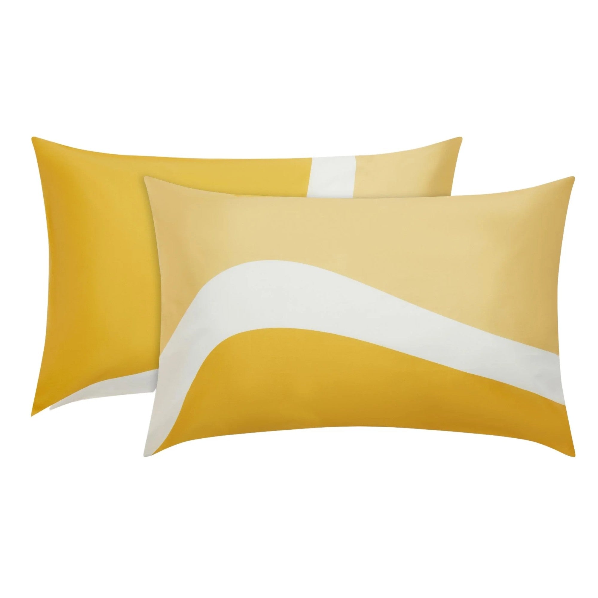 Jasper Conran "Wave - Bamboo" Duvet Cover Set in Yellow