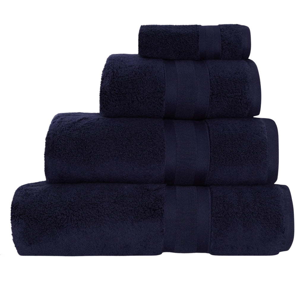Jasper Conran "Zero Twist Cotton" Bath Towels Collection in Navy