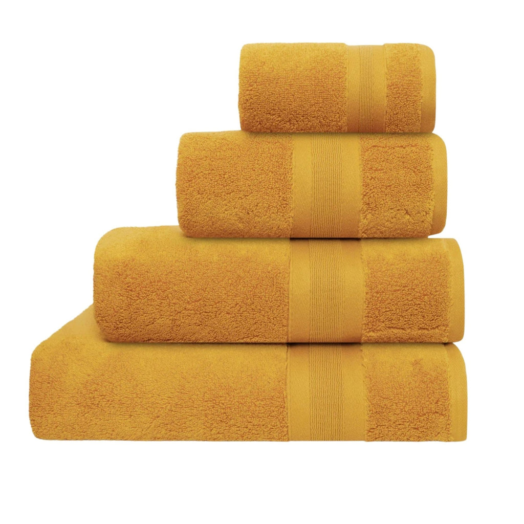 Jasper Conran "Zero Twist Cotton" Bath Towels Collection in Ochre