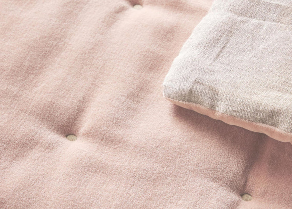 Christy "Jaipur" Throws in Dusky Pink