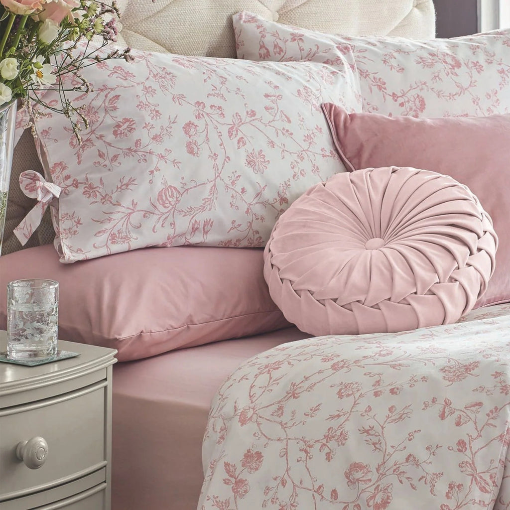 Laura Ashley "Aria" Duvet Cover Set in Blush