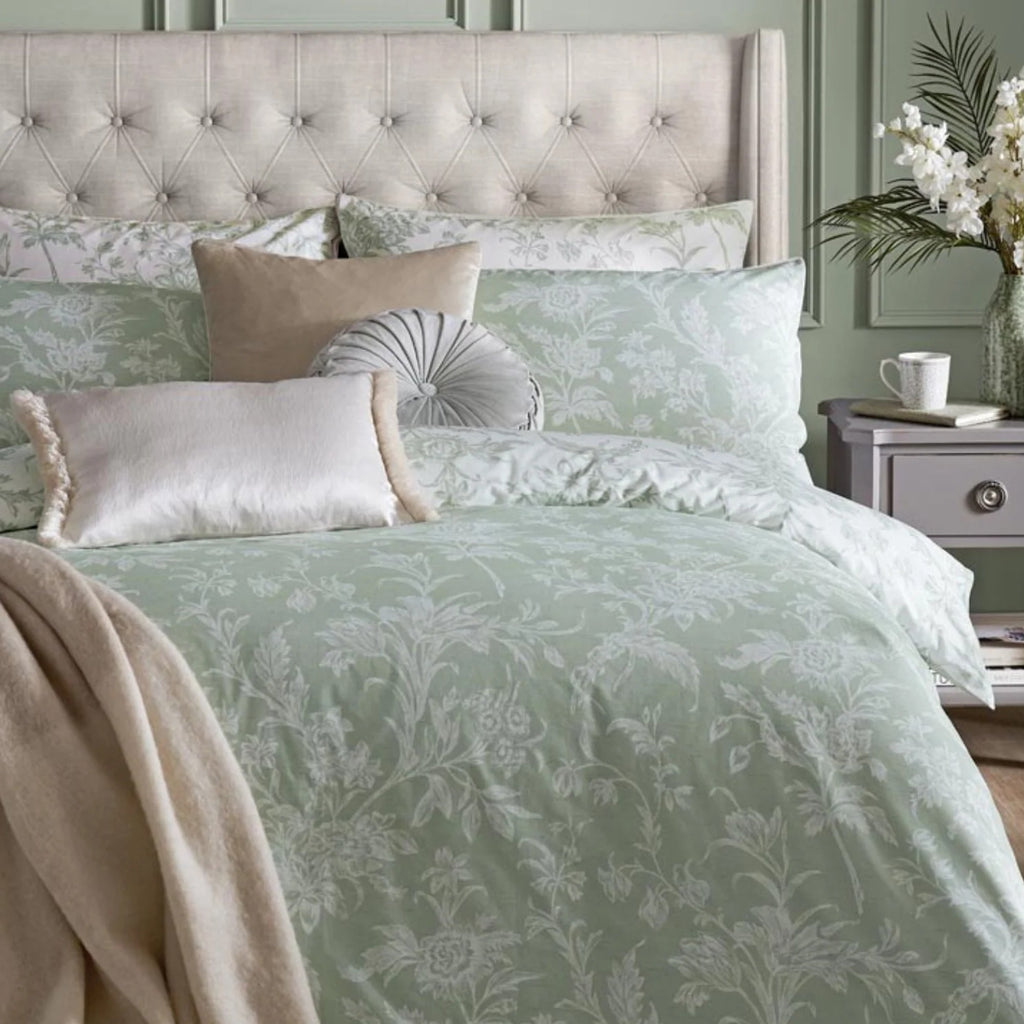 Laura Ashley "Lloyd" Duvet Cover Set in Sage