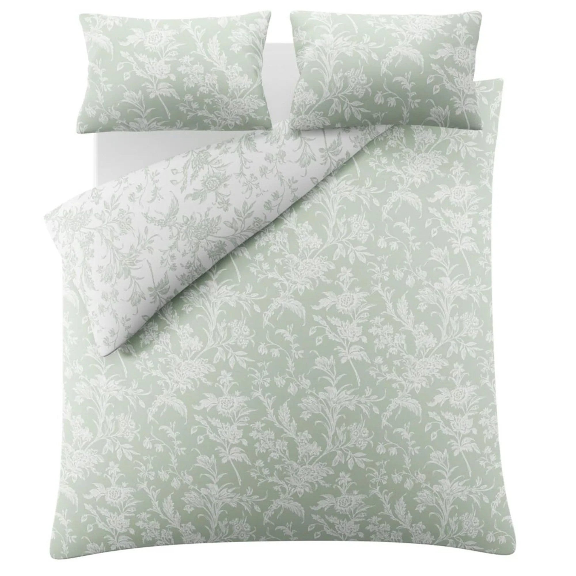 Laura Ashley "Lloyd" Duvet Cover Set in Sage