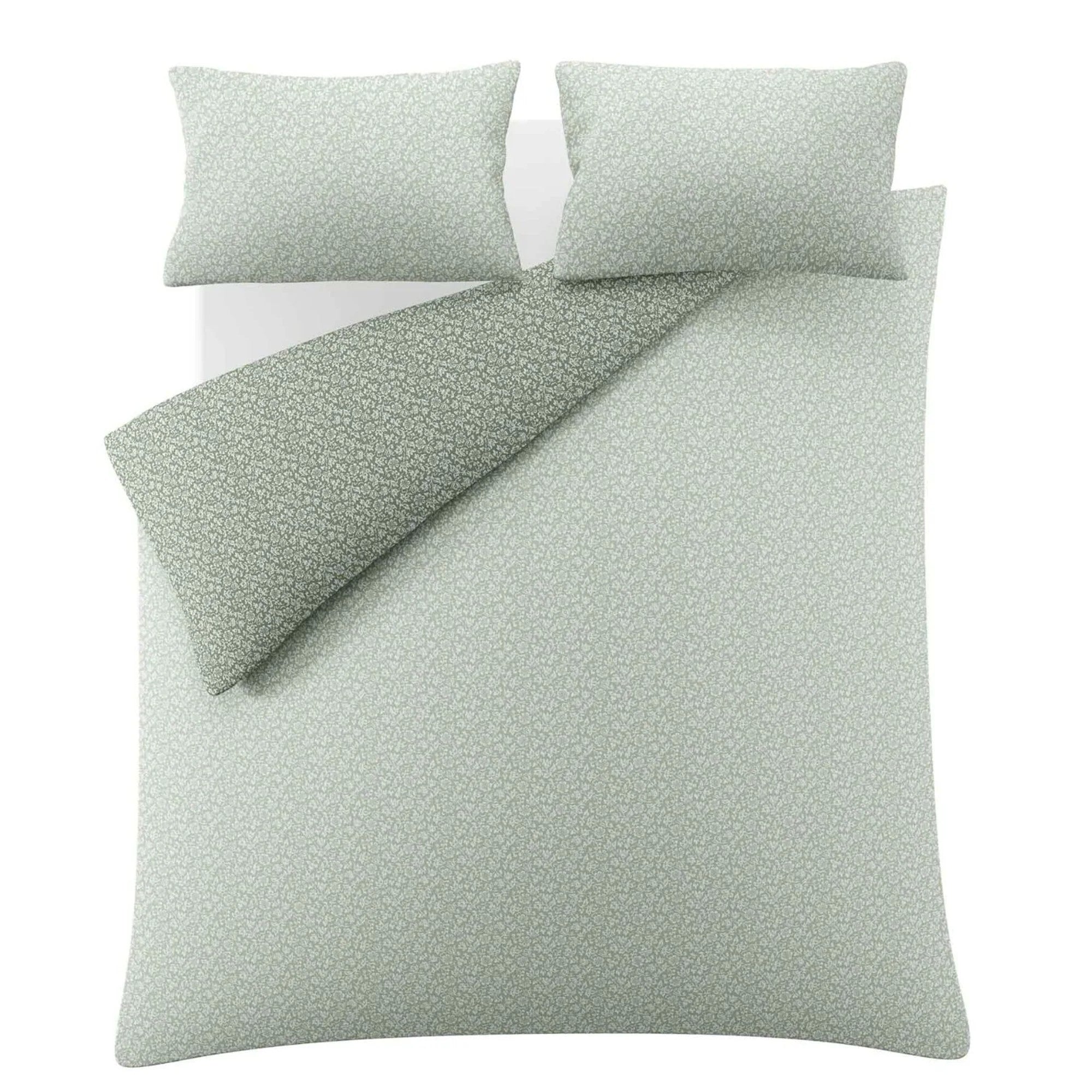 Laura Ashley "Sweet Alysum" Duvet Cover Set in Sage Green
