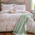 Laura Ashley "Tuileries" Duvet Cover Set in Blush Pink