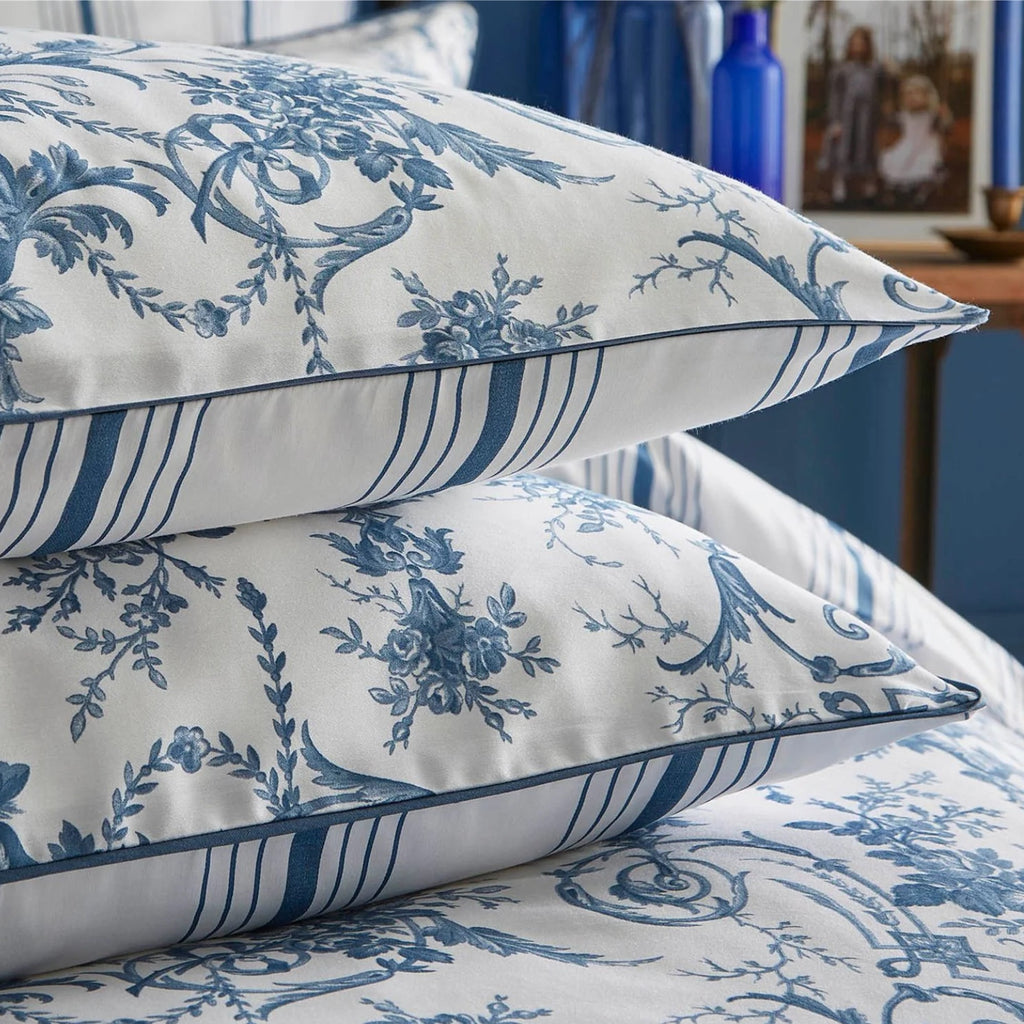 Laura Ashley "Tuileries" Duvet Cover Set in Midnight