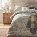 Braysmith Toile Duvet Cover Set in Olive Green