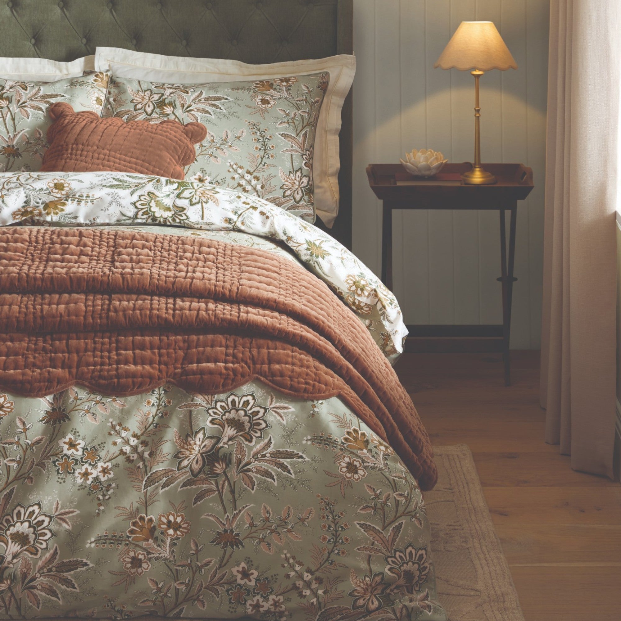 Marlbrook Duvet Cover Set in Sage
