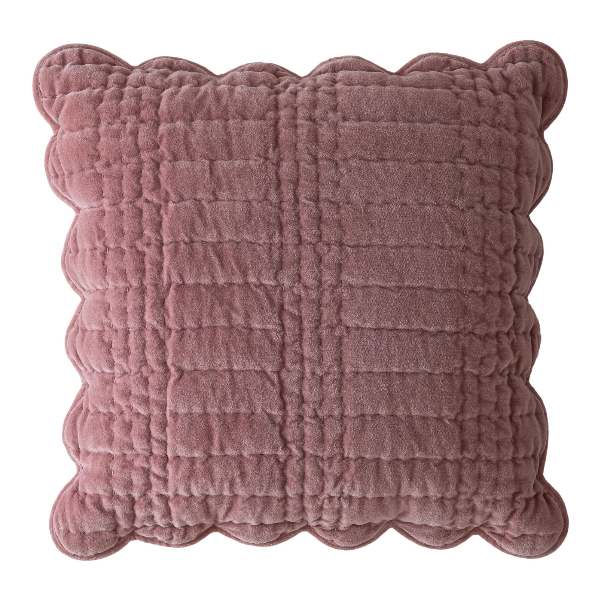 Brady Scalloped Decorative Filled Cushion
