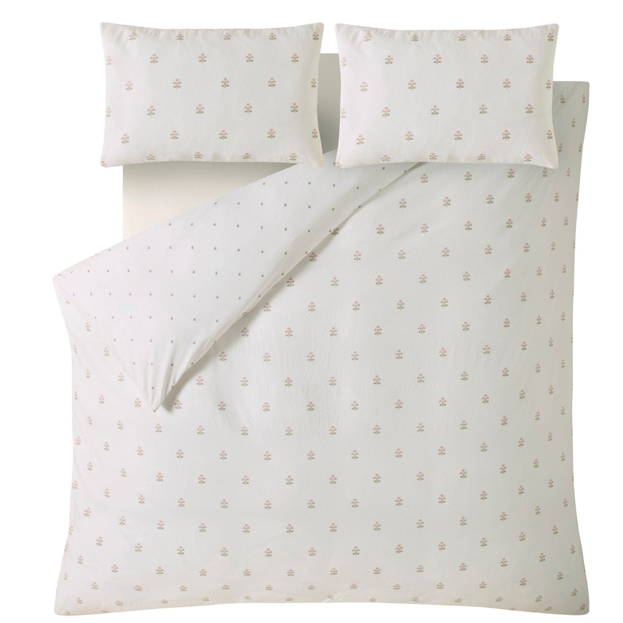 Harthill Daisy Duvet Cover Set in Raspberry Pink