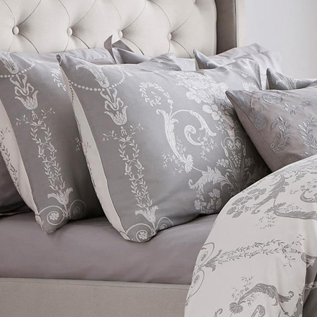 Josette Duvet Cover Set in Steel