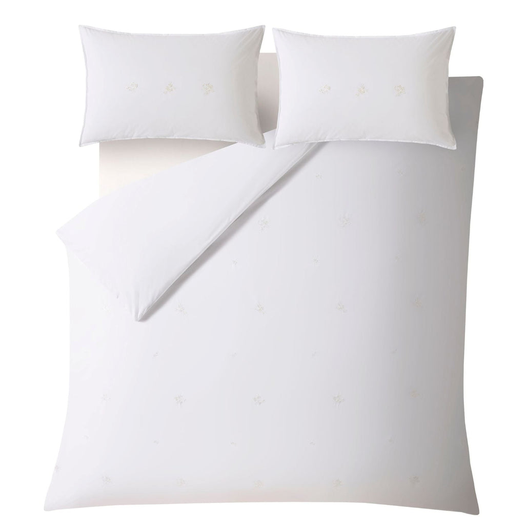 Keeleigh Posy Duvet Cover Set in White