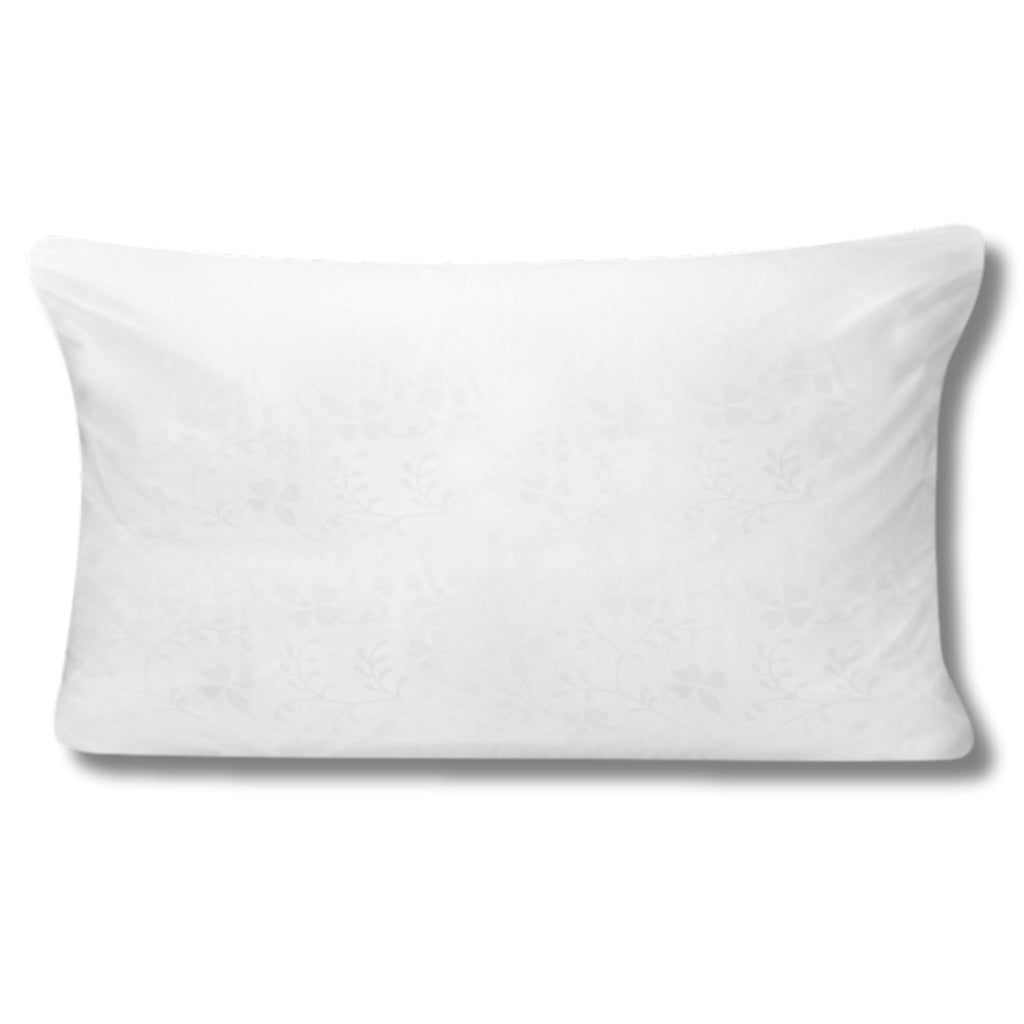 Luxury Back Sleeper Medium Support Pillow in White