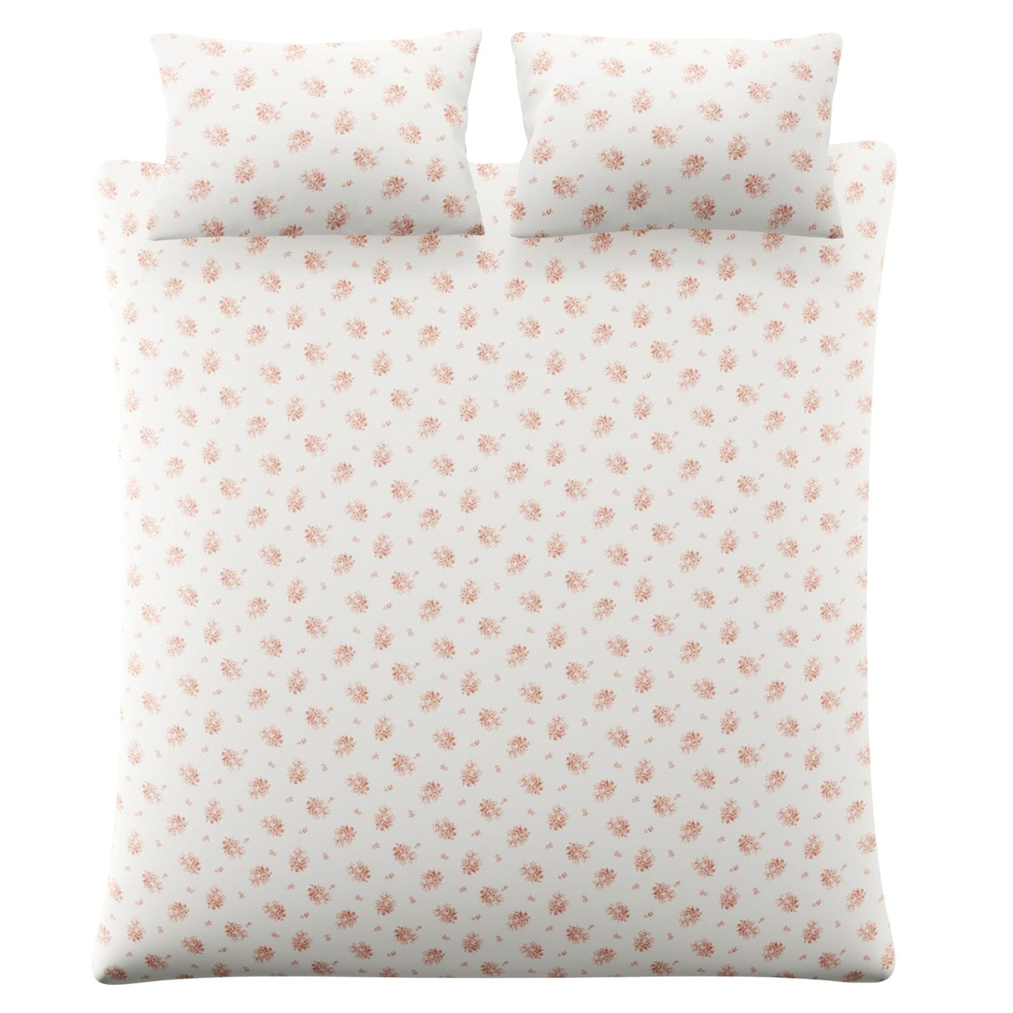 Pensham Stripe Duvet Cover Set in Sage Pink