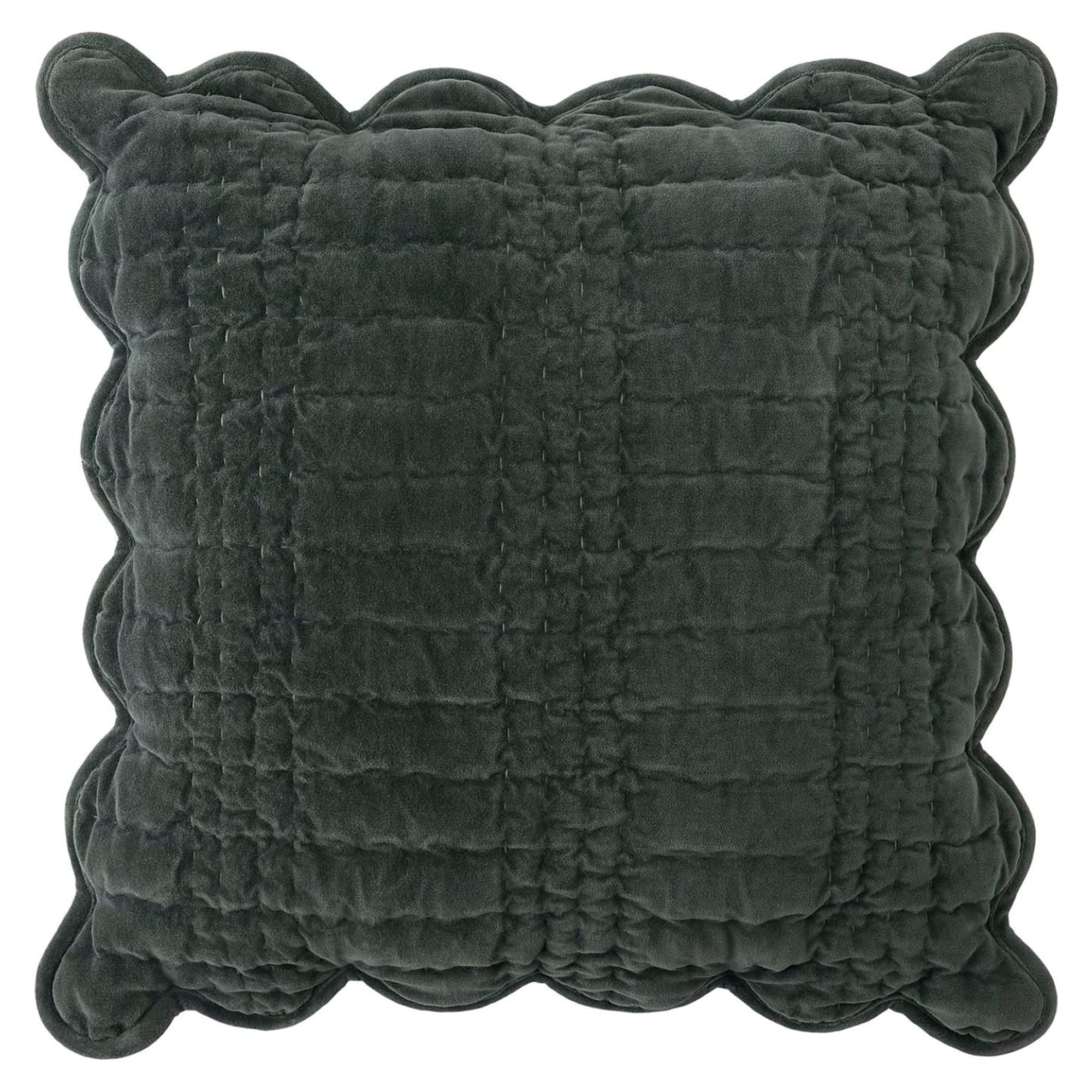 Brady Scalloped Decorative Filled Cushion