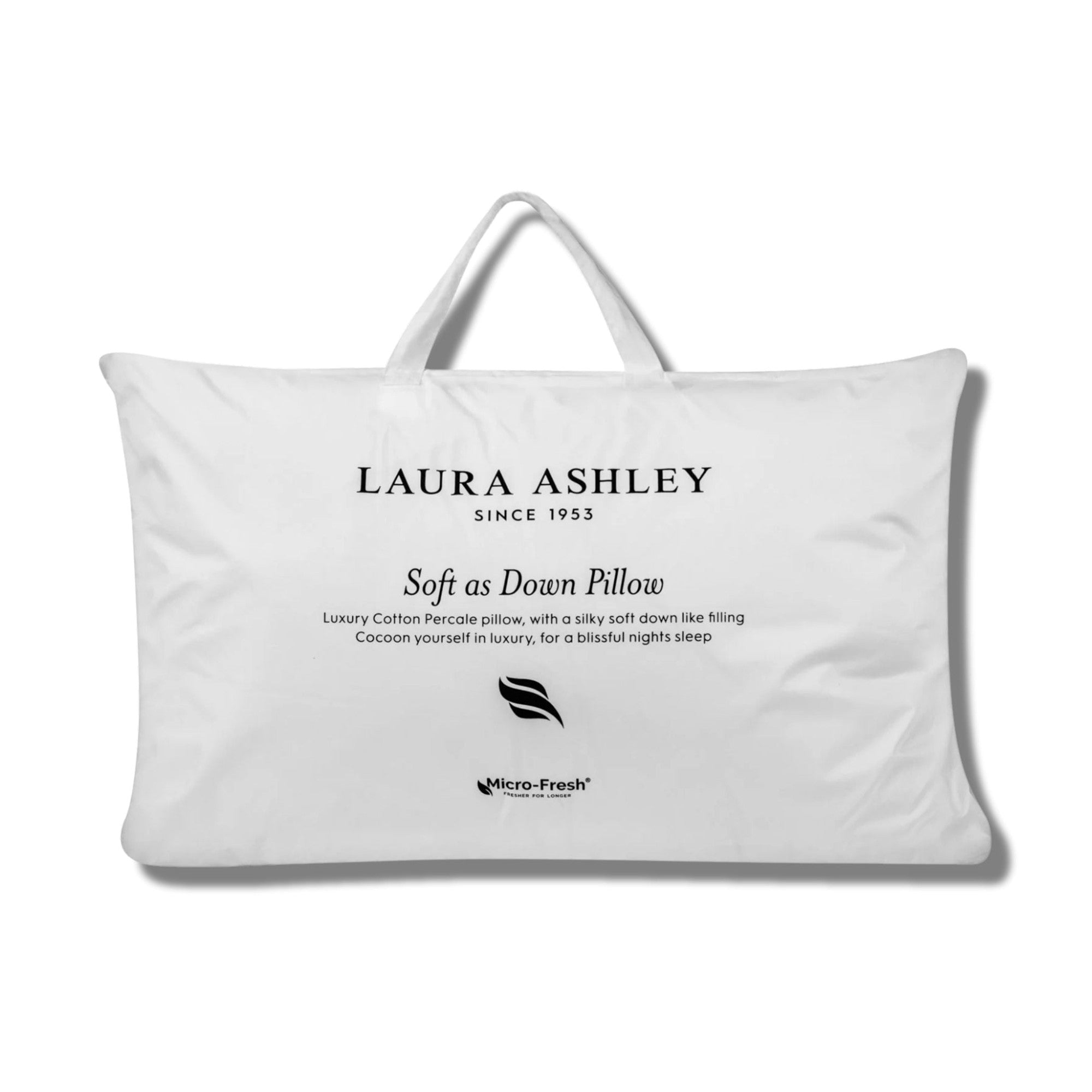 Soft as Down Firm Support Pillow in White