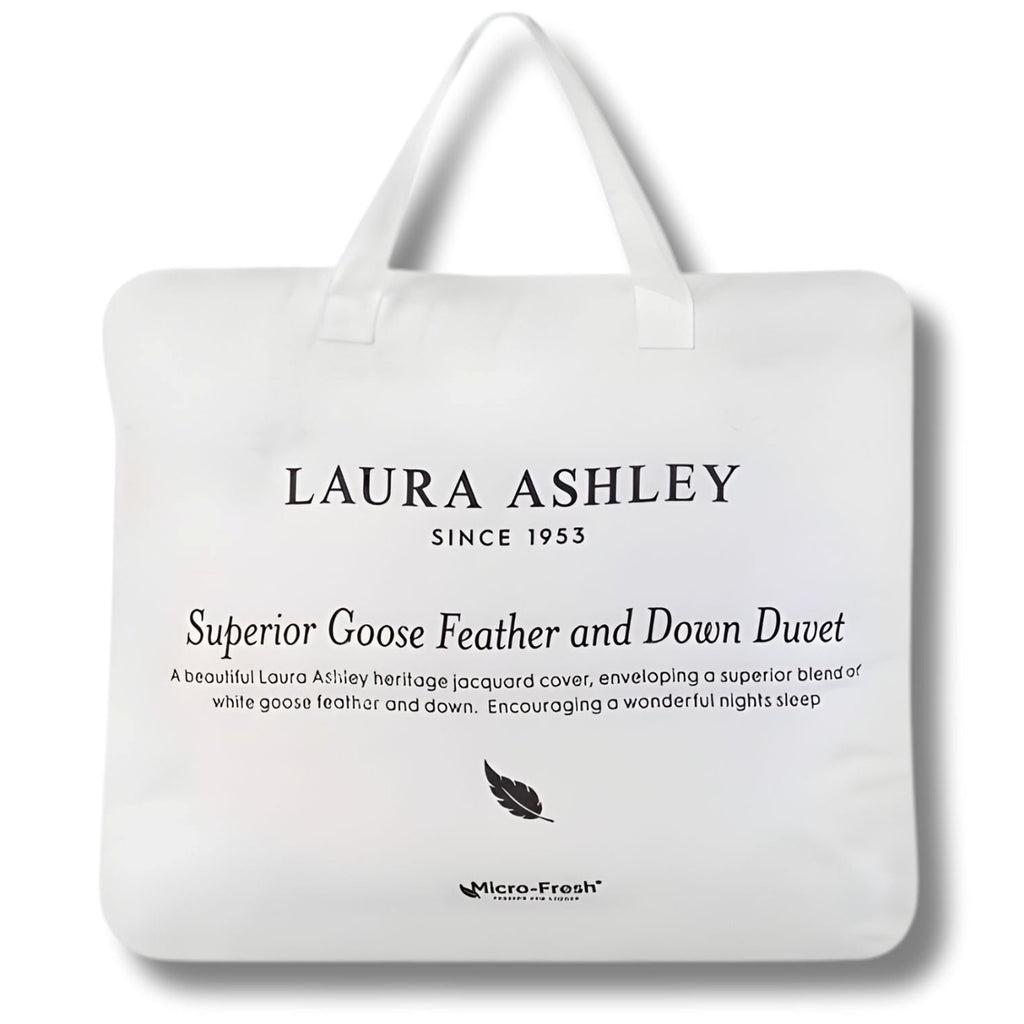Superior Goose Feather & Down 10.5 Tog Duvet in White