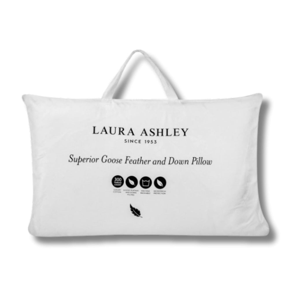 Superior Goose Feather & Down Pillow in White