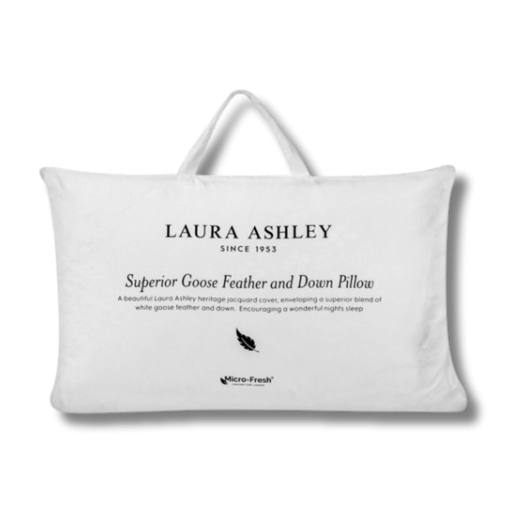 Superior Goose Feather & Down Pillow in White
