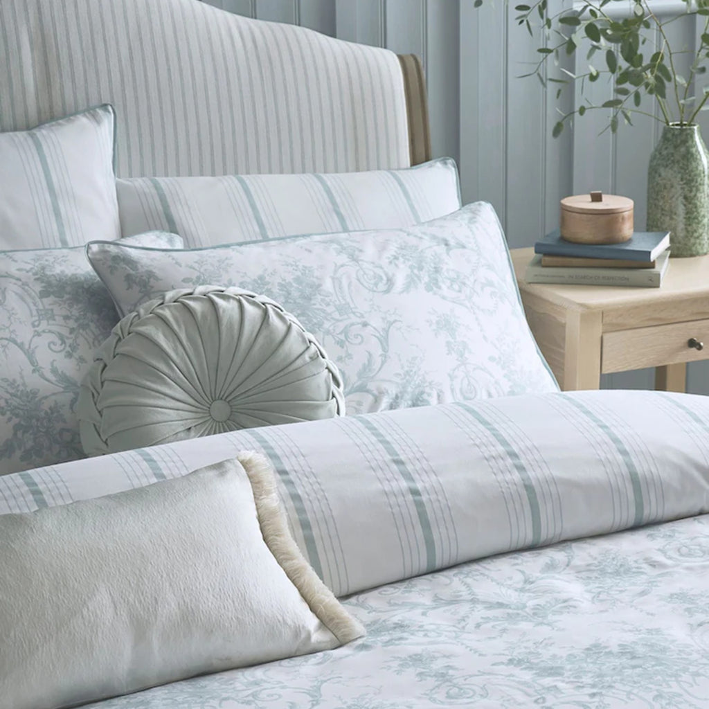 Tuileries Duvet Cover Set in Seaspray