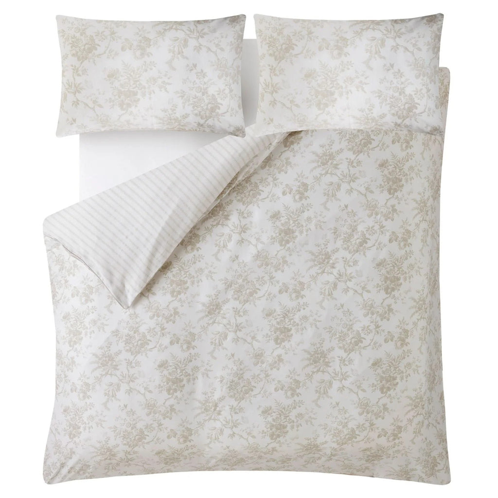 Laura Ashley "Walled Garden" Duvet Cover Set in Dove Grey