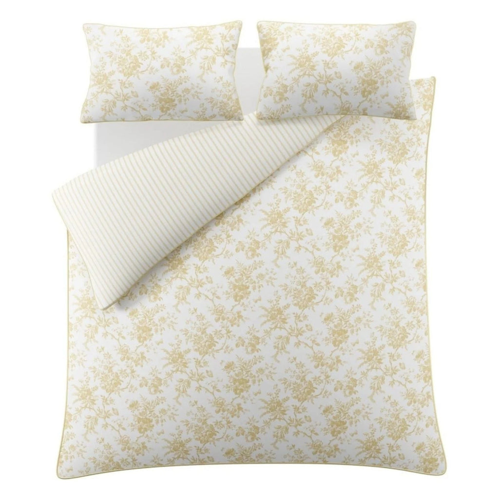 Laura Ashley "Walled Garden" Duvet Cover Set in Ochre