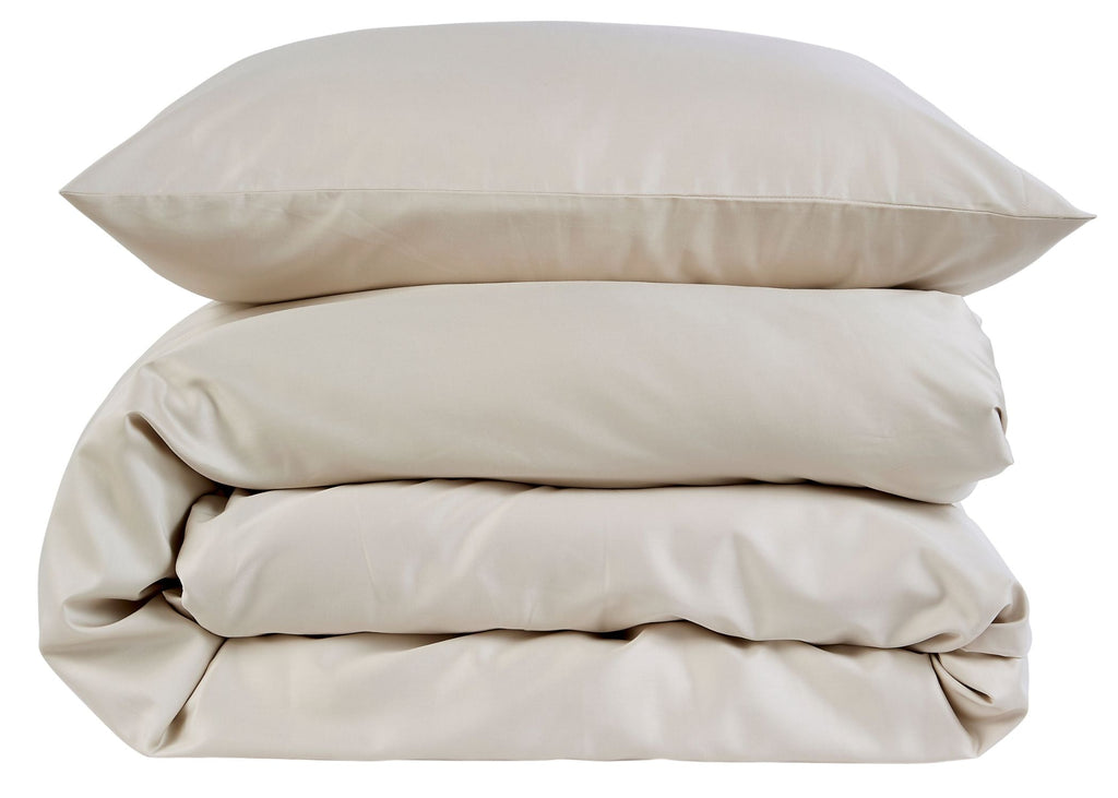 Christy "400 TC Sateen" Plain Dyed Sheets in Linen