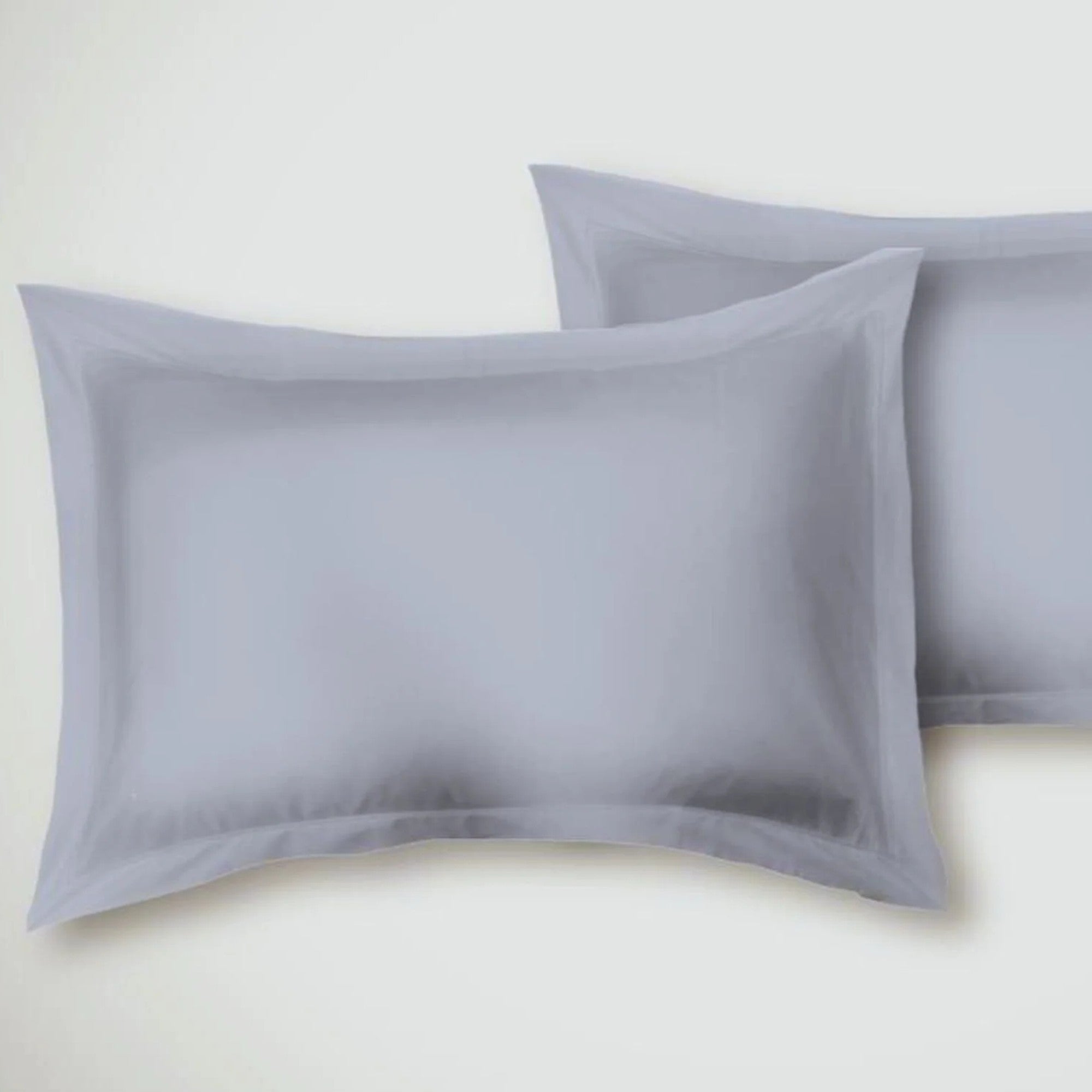 Luxury Everyday 300 TC Cotton Sateen Duvet Cover in Silver