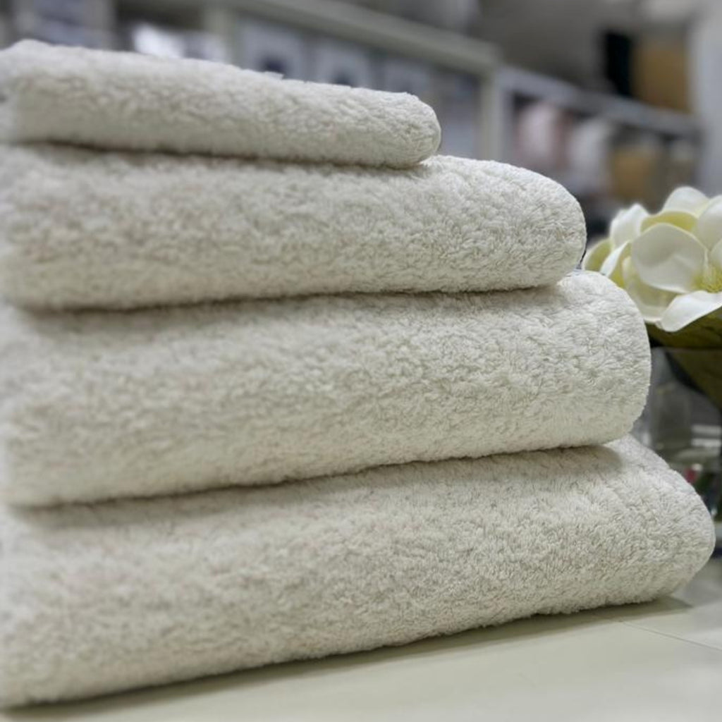 Ritual Bath Towels Collection in Raw (Cream)