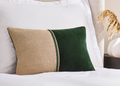 Christy "Menton" Cushion Cover in Forest Green