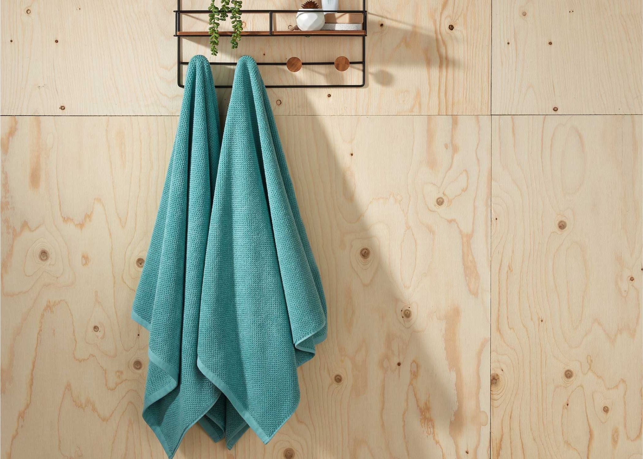 Christy "Brixton" Bath Towels Collection in Mineral Green